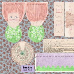 Cut and Sew Jackie mod doll