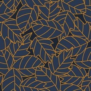 Cozy Leaves in yellow