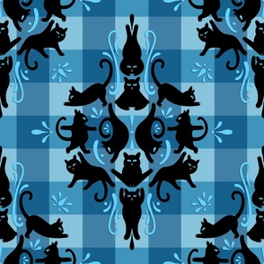 Cute Cat Dancing Pattern - 03 Yoga Mat by Studio Grafiikka - Fine Art  America