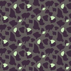 Animal Print in Grey Purple