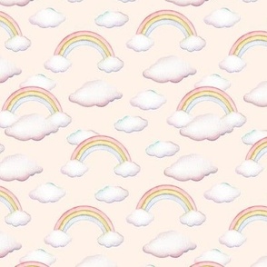 Rainbow. Pink pattern. Unicorn collection