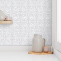 Vines Damask white