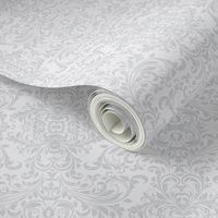 Vines Damask white