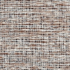 Natural Coarse Burlap Texture Neutral Black Brown and White _Graphite Black Gray _Cinnamon Red Brown _Off White Subtle Modern Abstract Geometric