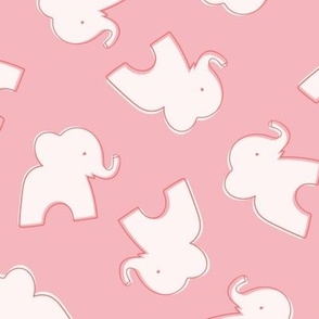 Funky Elephants / pink