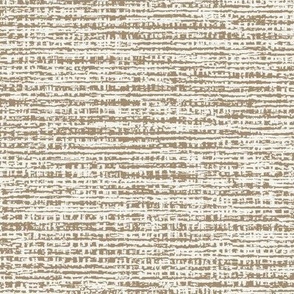 Natural Coarse Burlap Texture Neutral Brown and White _Mushroom Brown _Off White Subtle Modern Abstract Geometric