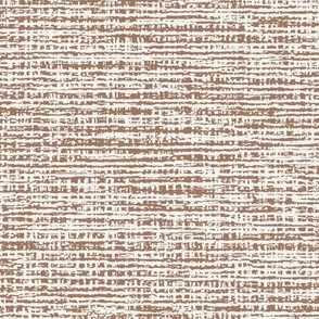Natural Coarse Burlap Texture Neutral Brown and White _Mocha Brown _Off White Subtle Modern Abstract Geometric