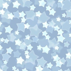 Starry Bokeh Pattern - Powder Blue