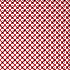 Red White Black Flower Pattern [medium]