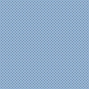 Micro Polka Dot Pattern - Powder Blue and Blue