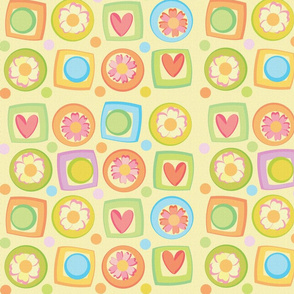 spring girls fabric