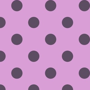 Big Polka Dot Pattern - Lilac and Somber Lilac