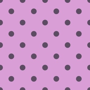 Small Polka Dot Pattern - Lilac and Somber Lilac