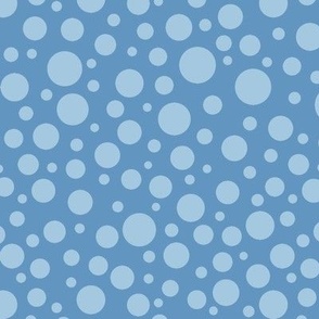 Blue Flat Bubble Pattern CUAP1