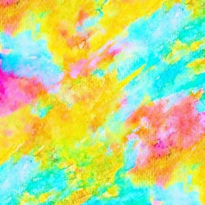 Vibrant Watercolour Abstract