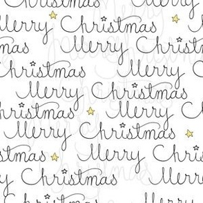 Merry Christmas Handwriting Script