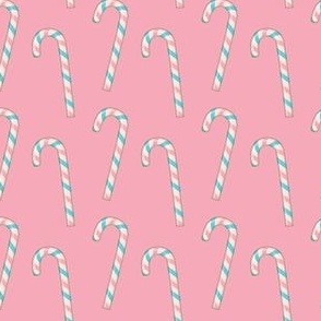 Trans Pride Candy Canes