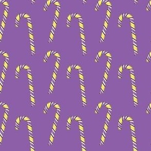 Nonbinary Pride Candy Canes