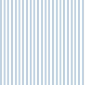 Candy Stripe - Small - Fog blue and White