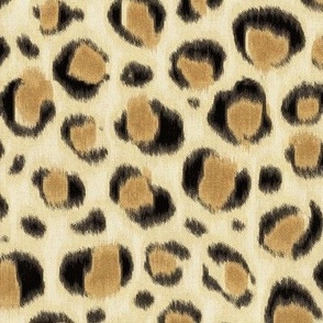 Ikat Leopard Woven Texture