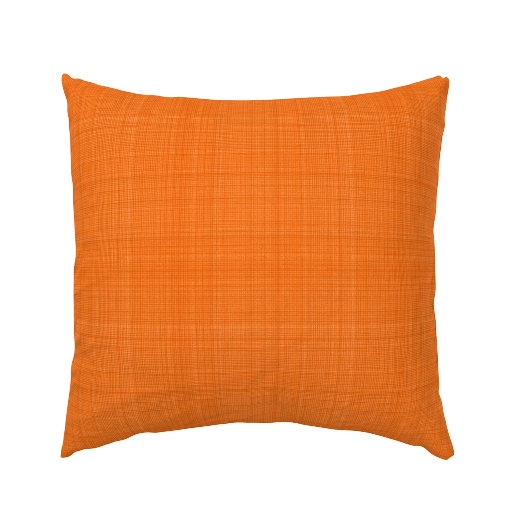 Classic Gingham Checks Plaid Natural Hemp Grasscloth Woven Texture Classy Elegant Simple Orange Blender Bright Colors Summer Carrot Orange Bright Orange E57323 Bold Modern Abstract Geometric