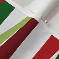 colorful christmas ribbons landscape - xmas fabric