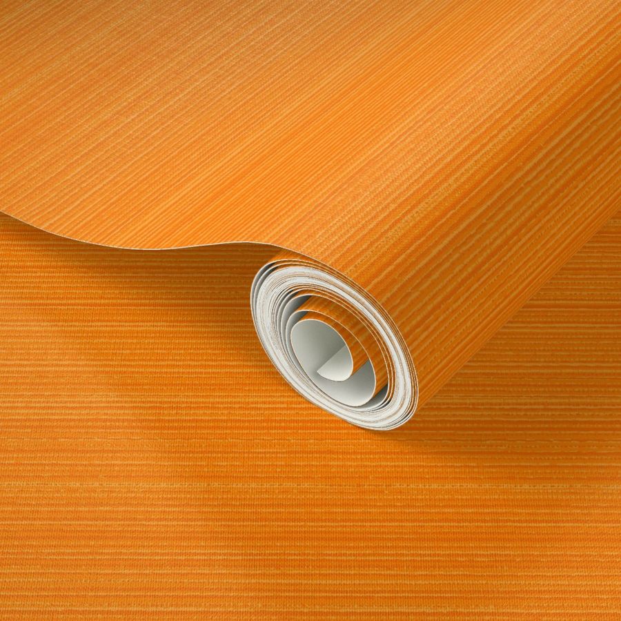 Classic Horizontal Stripes Natural Hemp Grasscloth Woven Texture Classy Elegant Simple Orange Blender Bright Colors Summer Bold Orange Bright Orange FF8000 Bold Modern Abstract Geometric