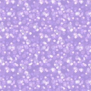 Small Sparkly Bokeh Pattern - Lavender Color