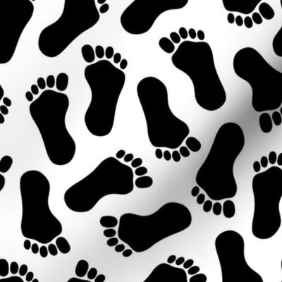 Bigfoot Foot Print Tracks  