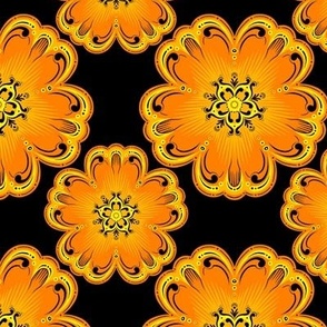 Yellow and Orange Flower