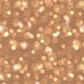Sparkly Bokeh Pattern - Almond Color
