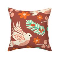 Christmas Dove Red - Large
