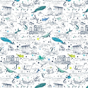 Atlantis Fabric, Wallpaper and Home Decor | Spoonflower