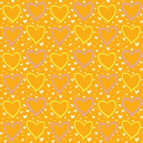 Lovecore Hearts - Yellow Lavendar