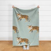 Lil Tiger / Large / Soft Blue Grey