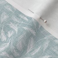 Feather Down (light blue) MED 