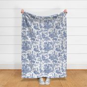 French Toile in Blue