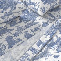 French Toile in Blue