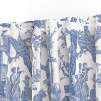 French Toile in Blue