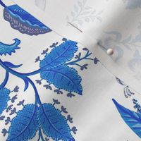 Chinoiserie chintz blue and white Hamptons style