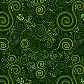 Cindi Green Swirl