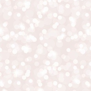 Sparkly Bokeh Pattern - Eggshell White Color