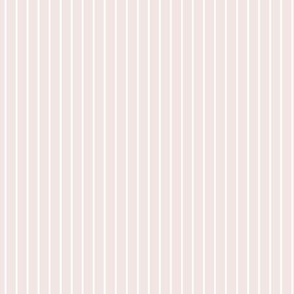 Small Vertical Pin Stripe Pattern - Eggshell White and White
