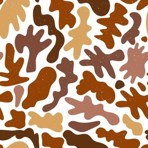 Abstract shapes - cow skin