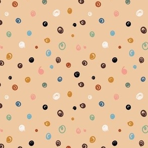 Polka dot - beige