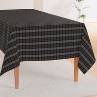 Outlander Plaid - Black, Dark Gray, Red and Yellow