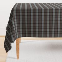Outlander Plaid - Black, Dark Gray, Red and Yellow