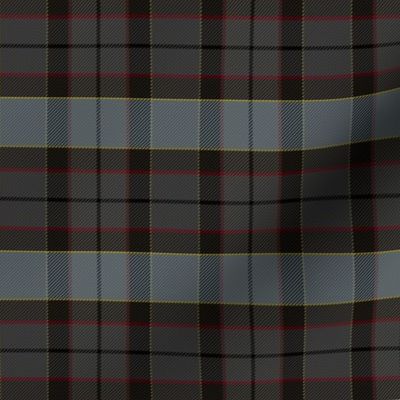 Outlander Plaid - Black, Dark Gray, Red and Yellow