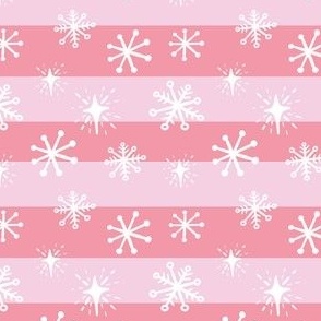Stars & Snowflakes Pink
