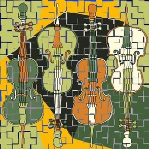 Large Colorful Cello Tiles 